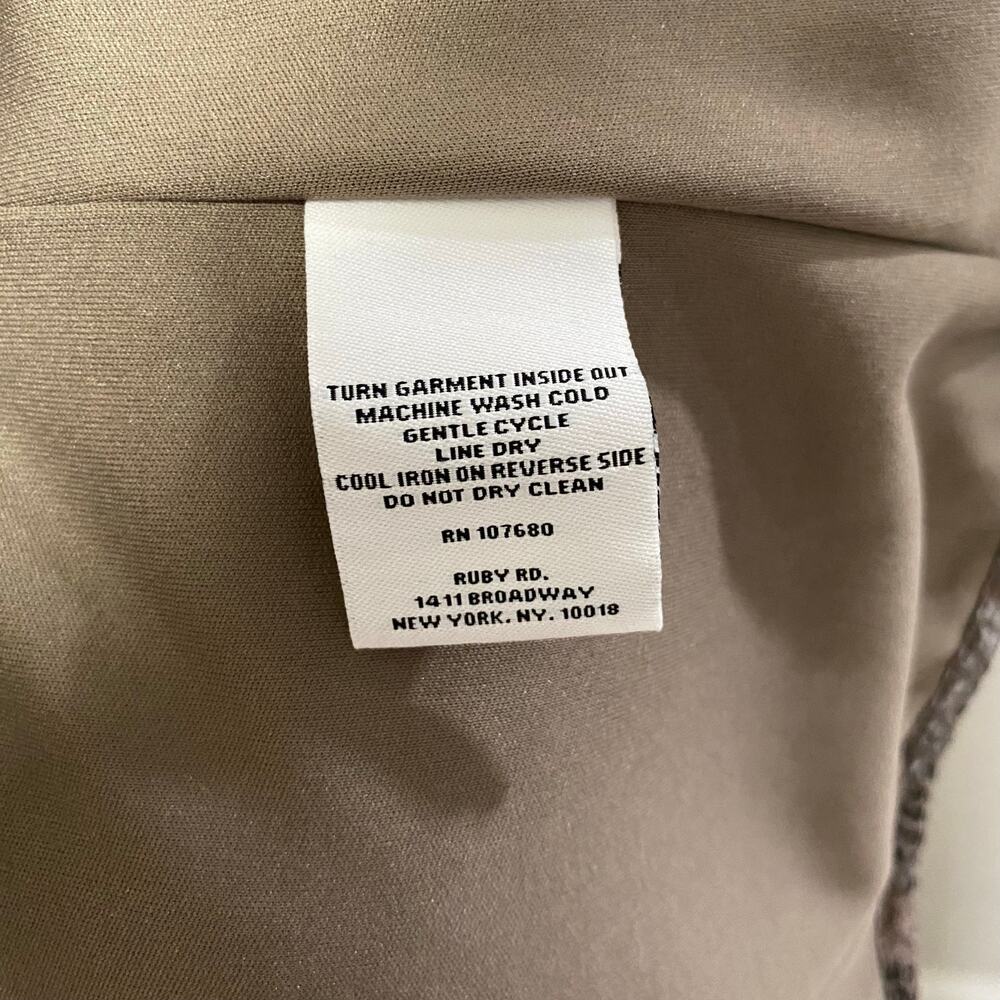 Ruby Rd Zip Front Jacket Size 14 Grey And Brown A… - image 4